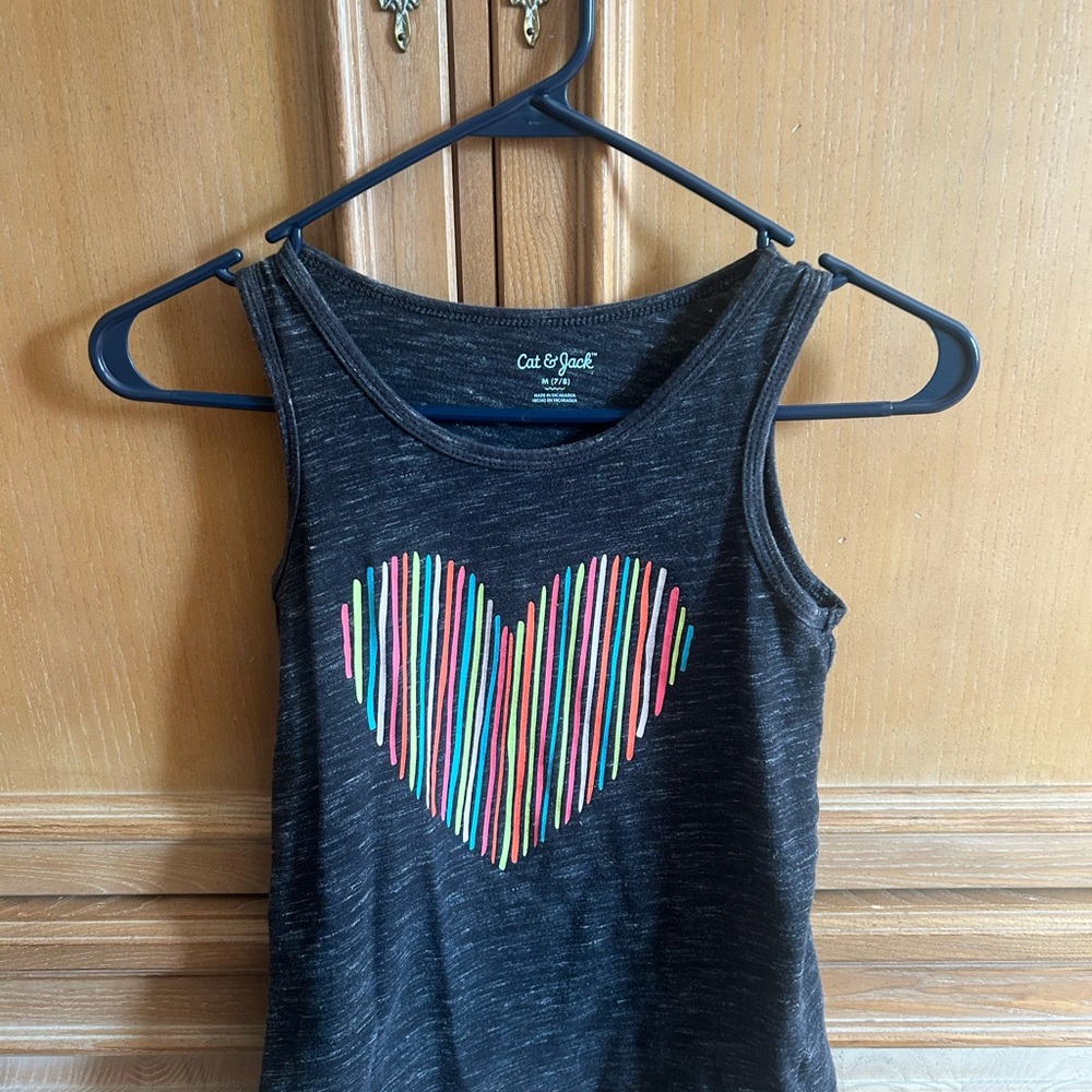 Cat & Jack Charcoal Heather Tee
